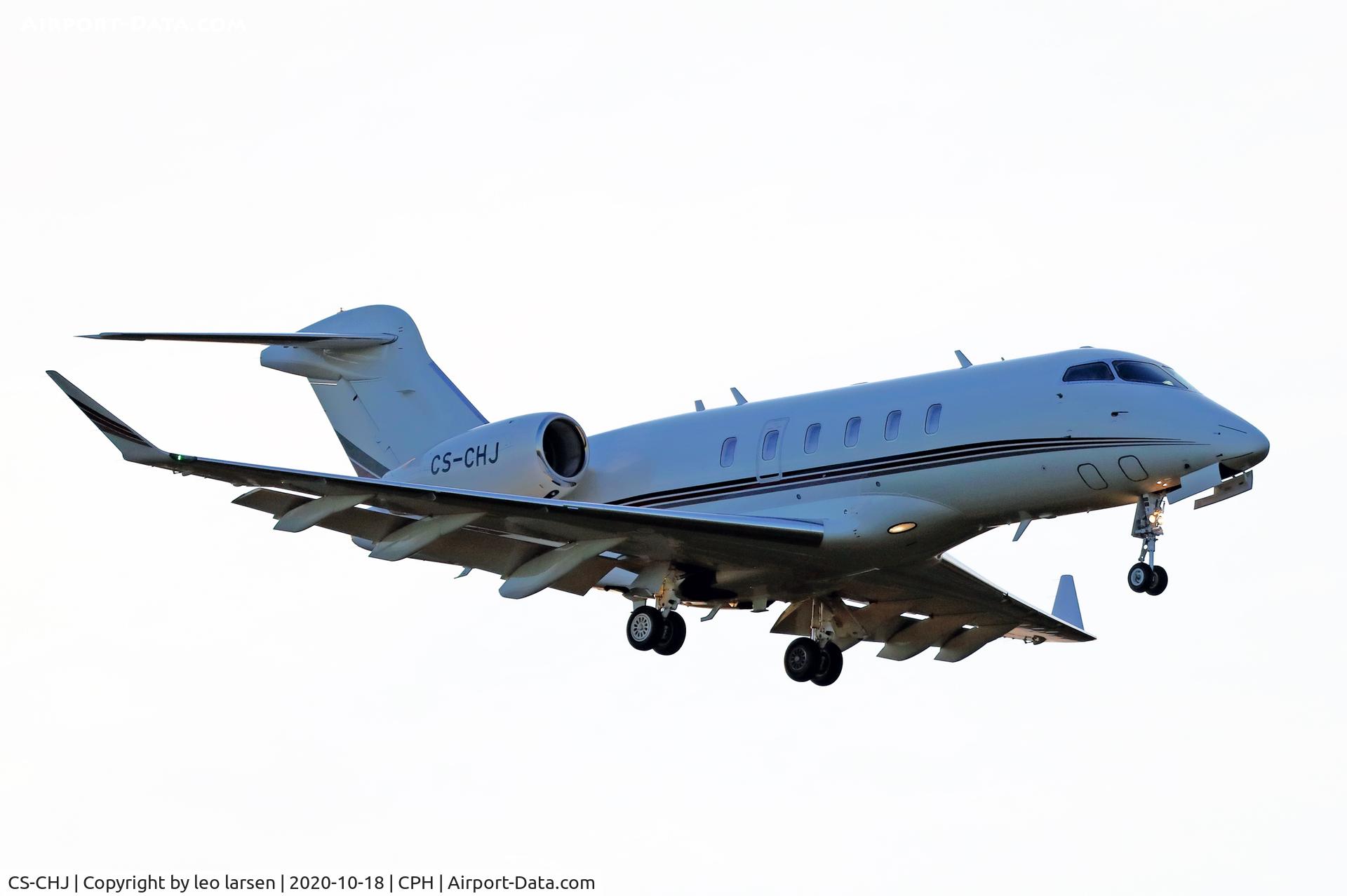 CS-CHJ, 2019 Bombardier Challenger 350 (BD-100-1A10) C/N 20832, Copenhagen 18.10.2020