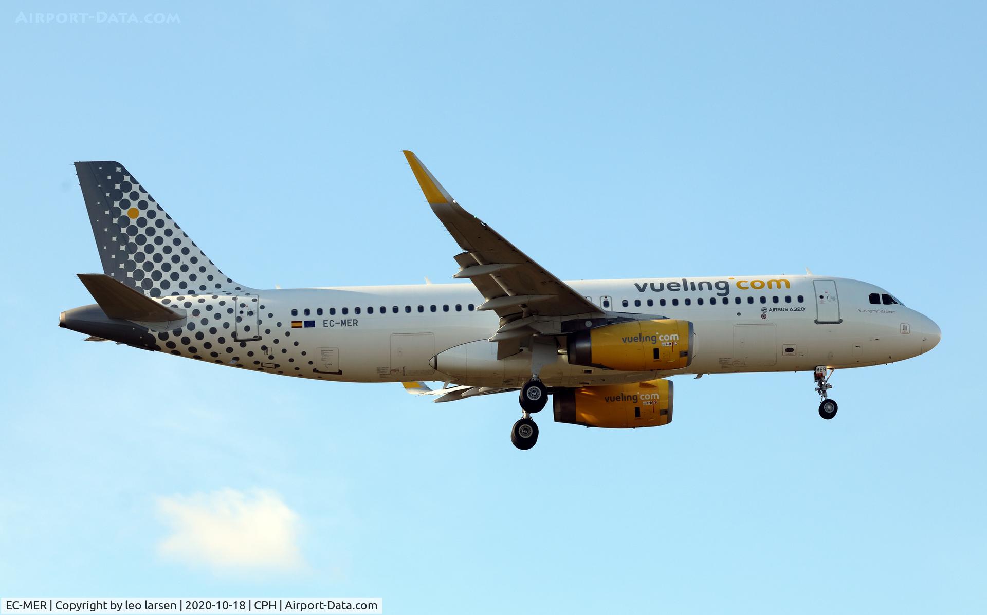 EC-MER, 2015 Airbus A320-232 C/N 6510, Copenhagen 18.10.2020