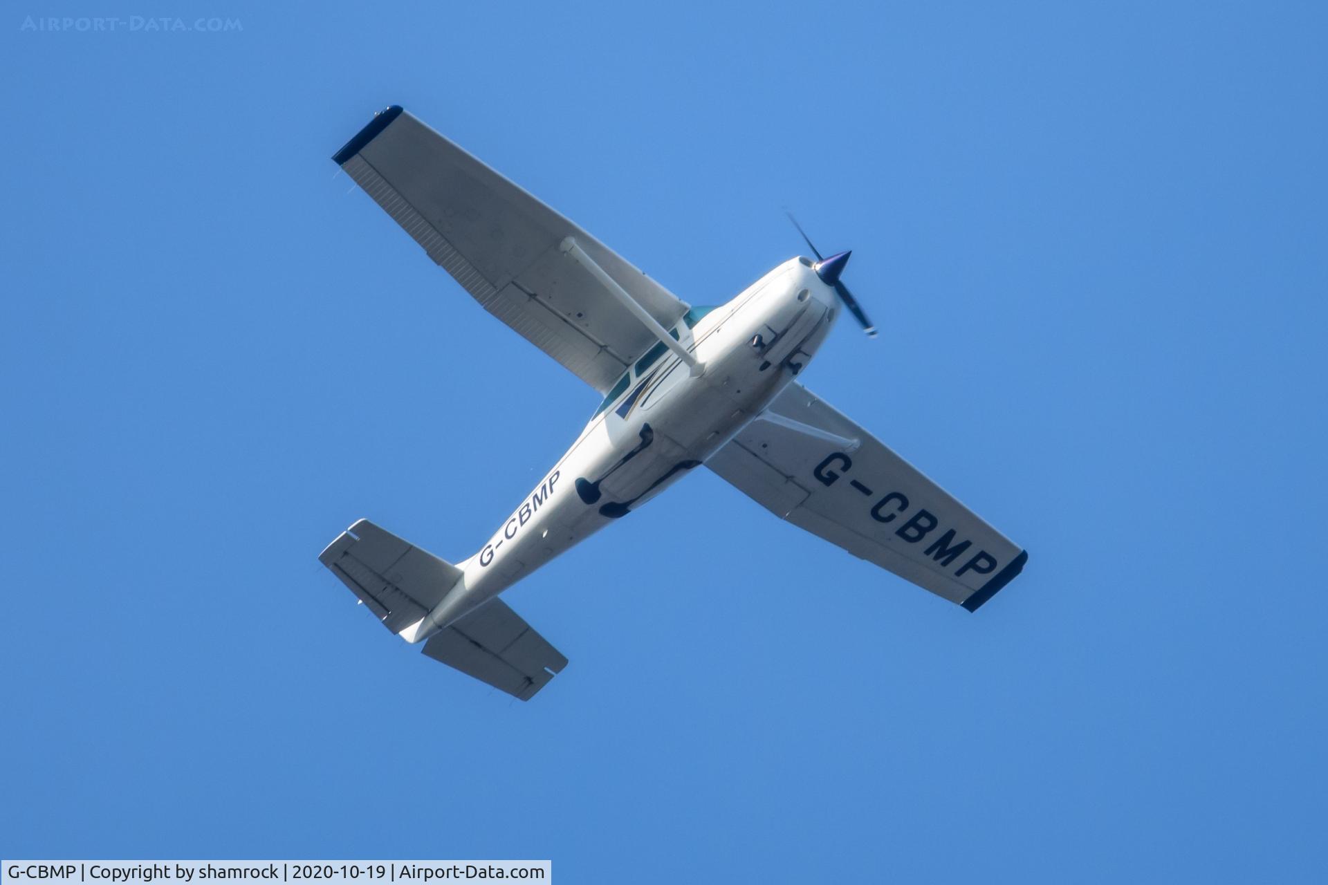G-CBMP, 1980 Cessna R182 Skylane RG C/N R182-01325, Over North West Norfolk today.