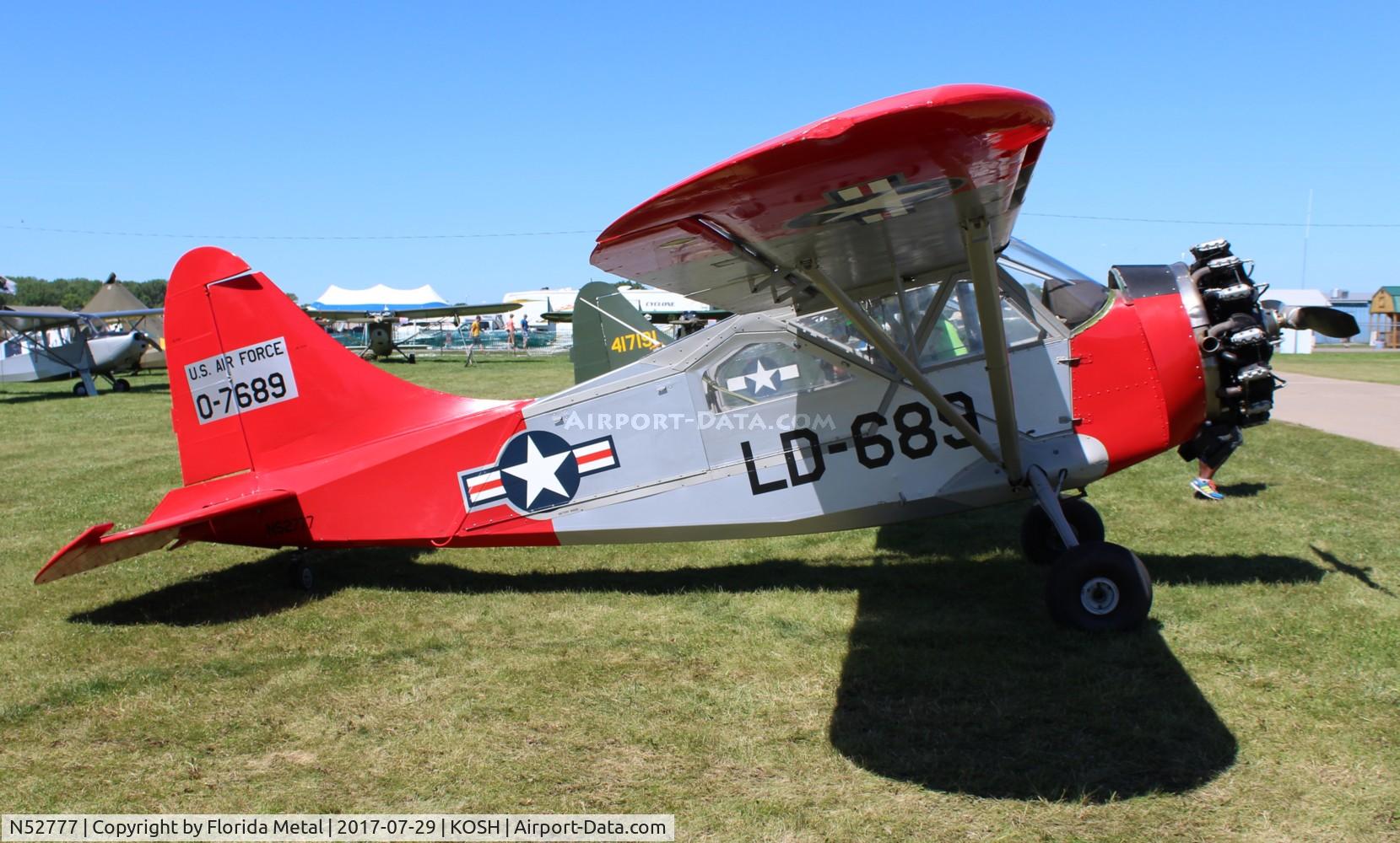 N52777, 1943 Stinson L-5 Sentinel C/N 7689, Stinson L-5