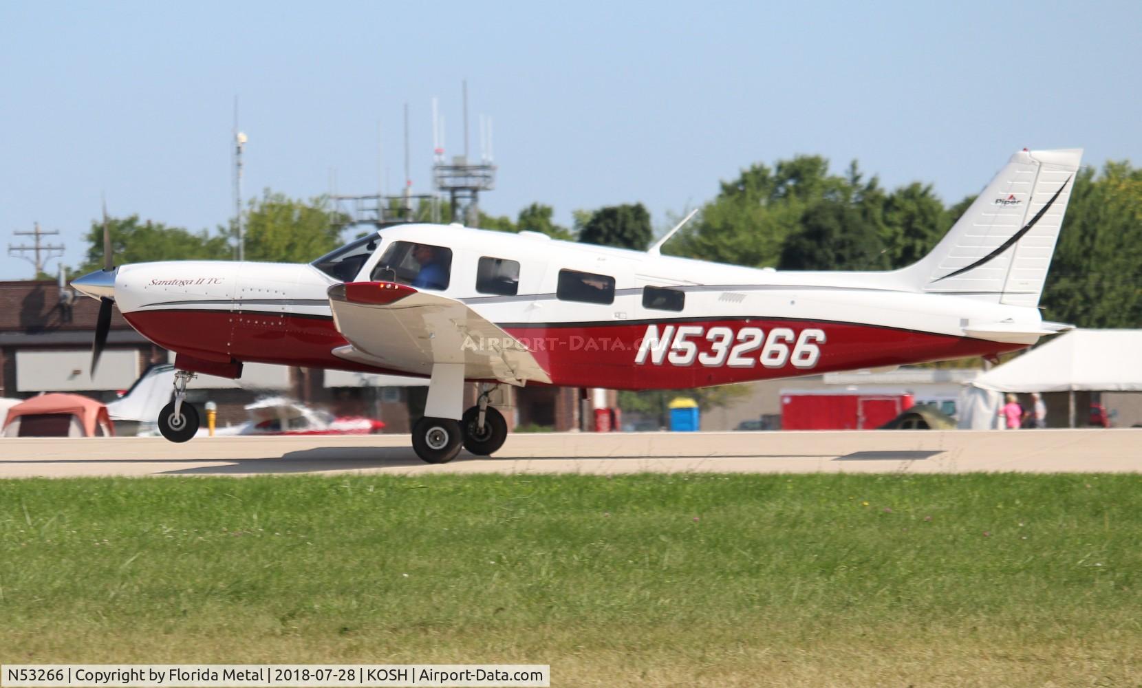 N53266, 2001 Piper PA-32R-301T Turbo Saratoga C/N 3257233, PA-32R-301T