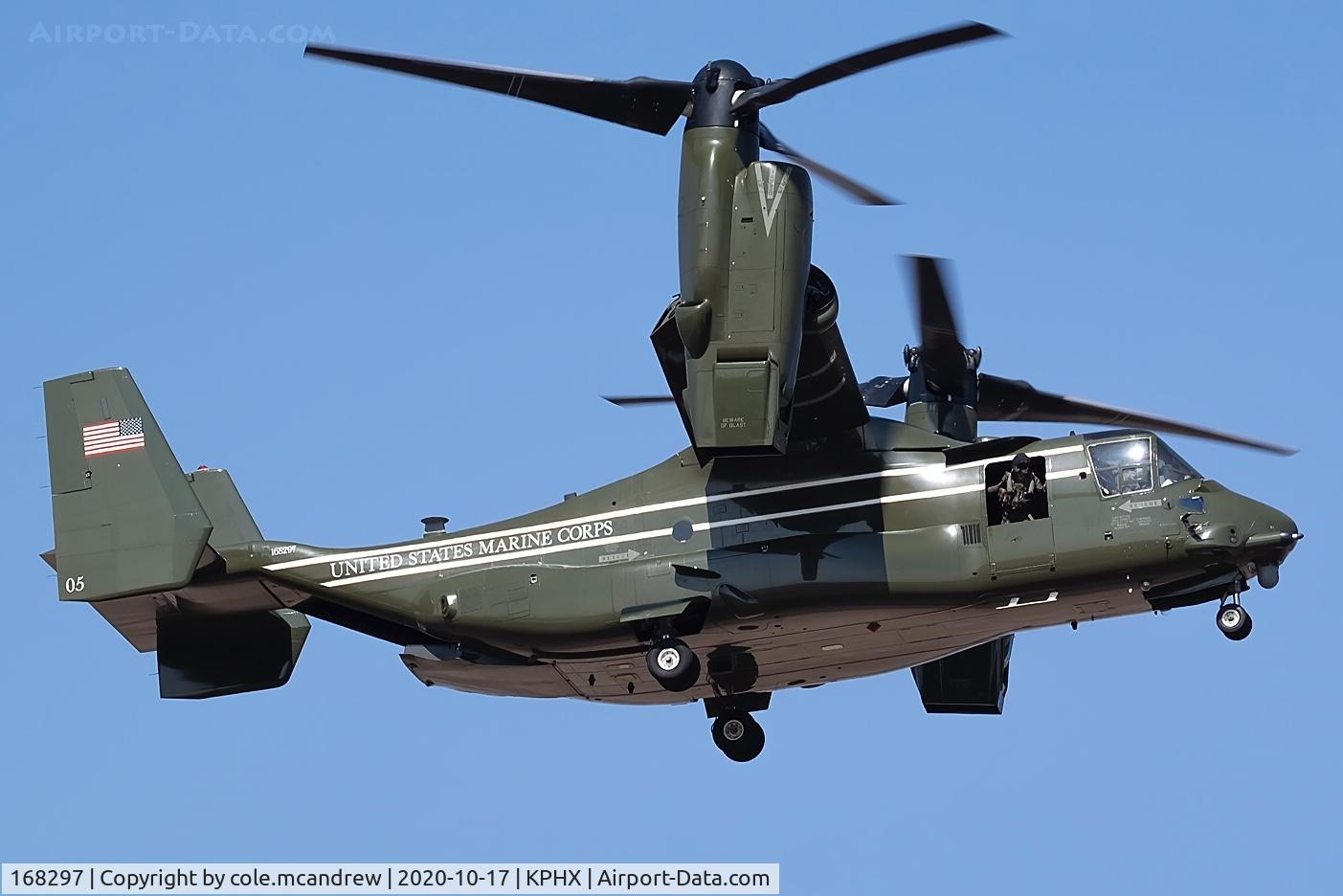 168297, 2013 Bell-Boeing MV-22B Osprey C/N D0214, NIGHTHAWK 31 Flight of Four arriving into Phoenix to accompany POTUS to Prescott