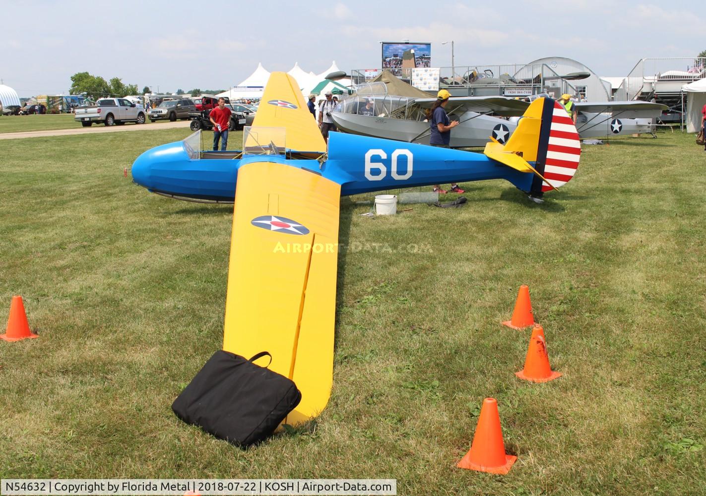 N54632, 1942 Laister-kauffman LK-10A C/N 117, TG-4 Glider