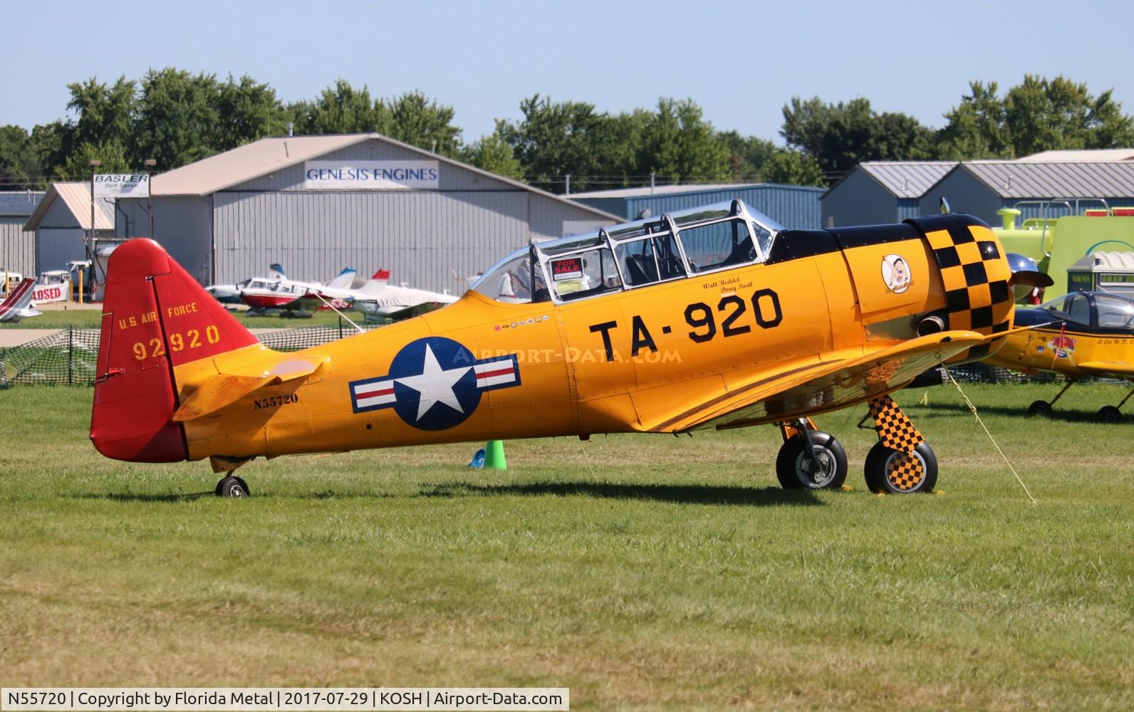 N55720, North American T-6G Texan C/N 168-24, T-6G Texan
