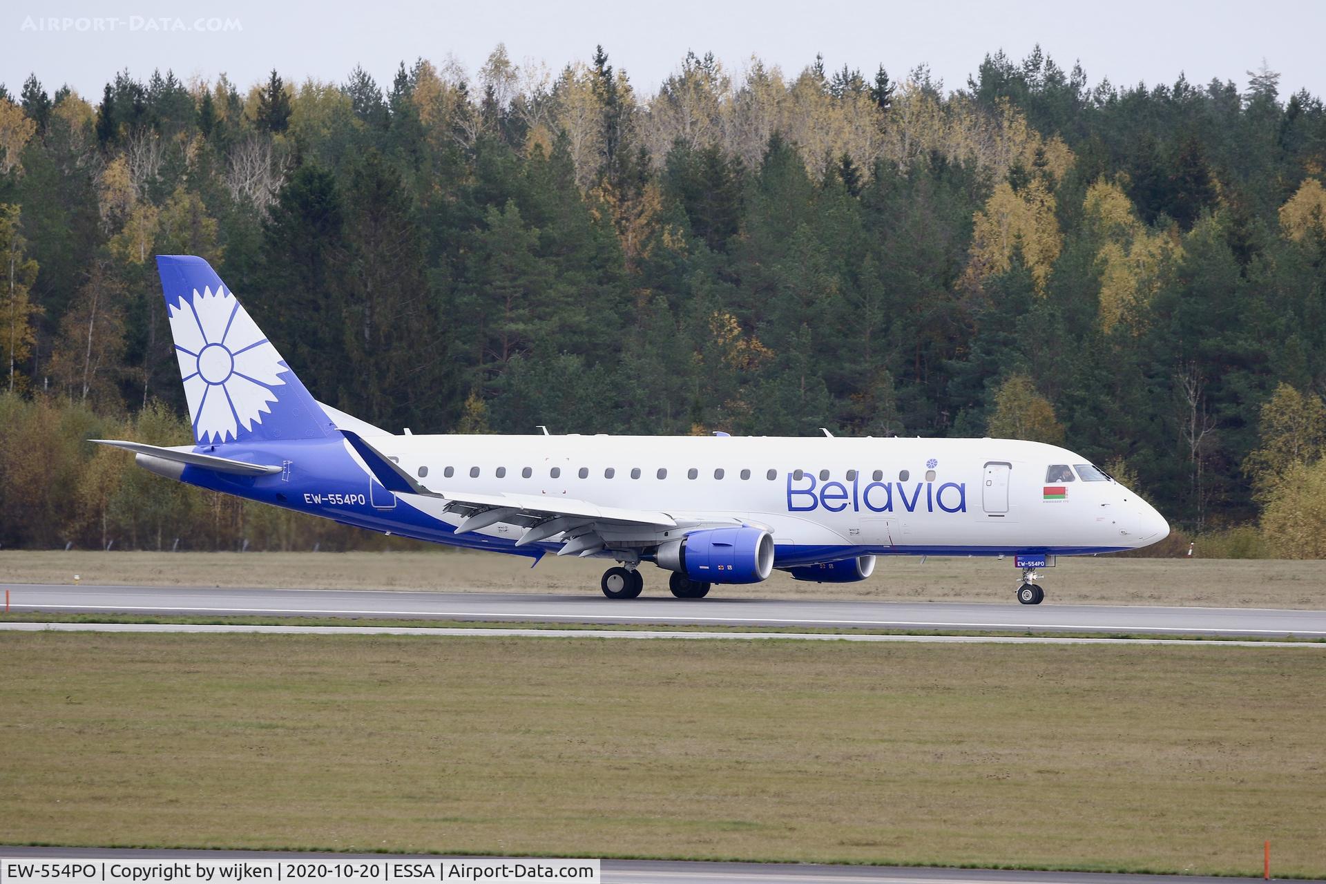 EW-554PO, 2020 Embraer ERJ-175LR C/N 17000852, RWY 19L