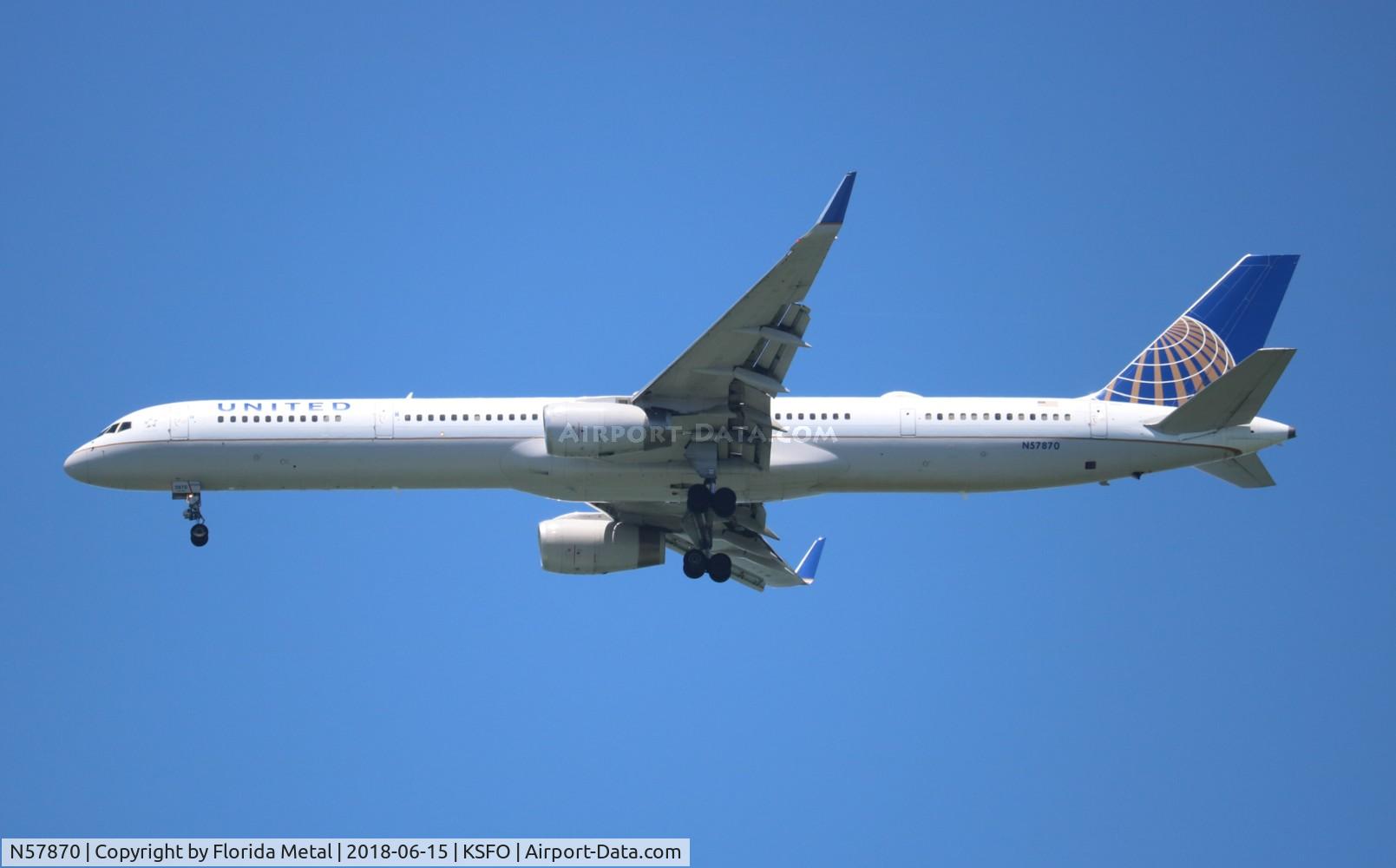 N57870, 2003 Boeing 757-33N C/N 33525, United 757-33N