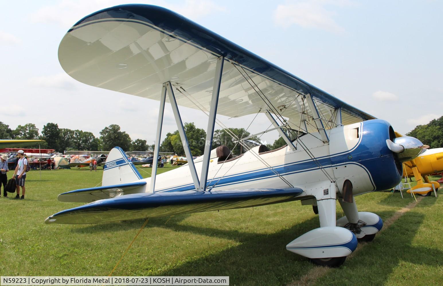 N59223, 1942 Boeing A75N1(PT17) C/N 75-2740, Stearman