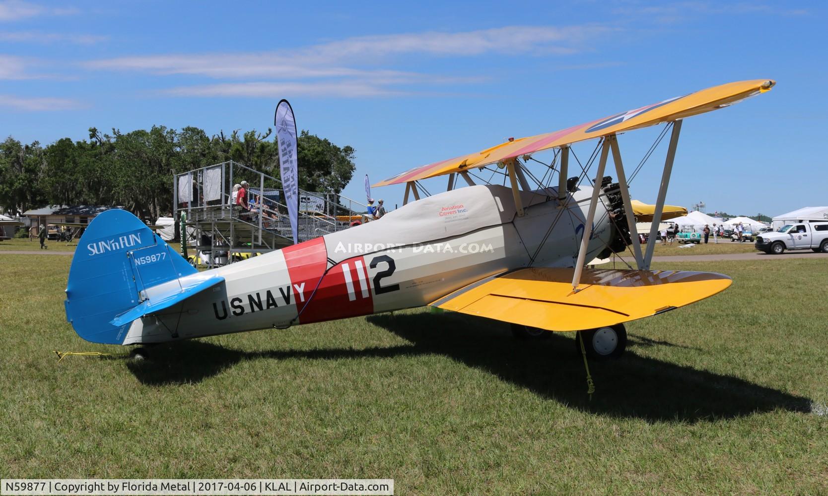 N59877, 1941 Boeing A75N1(PT17) C/N 75-581, Stearman N2S
