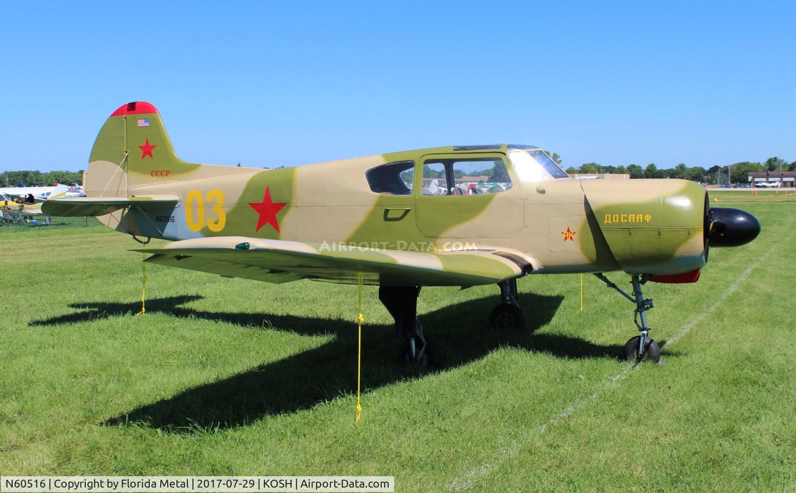 N60516, 1977 Yakovlev Yak-18T C/N 7200315, Yak-18T