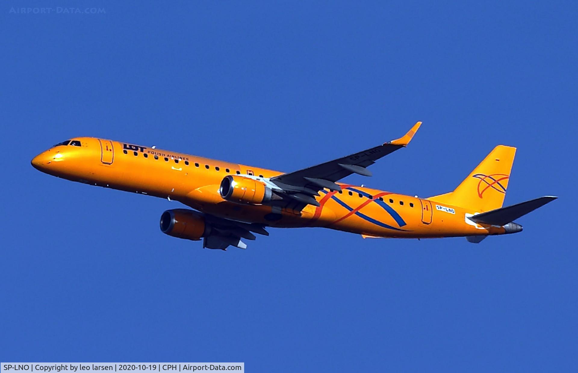SP-LNO, 2007 Embraer 195LR (ERJ-190-200LR) C/N 19000084, Copenhagen 19.10.2020