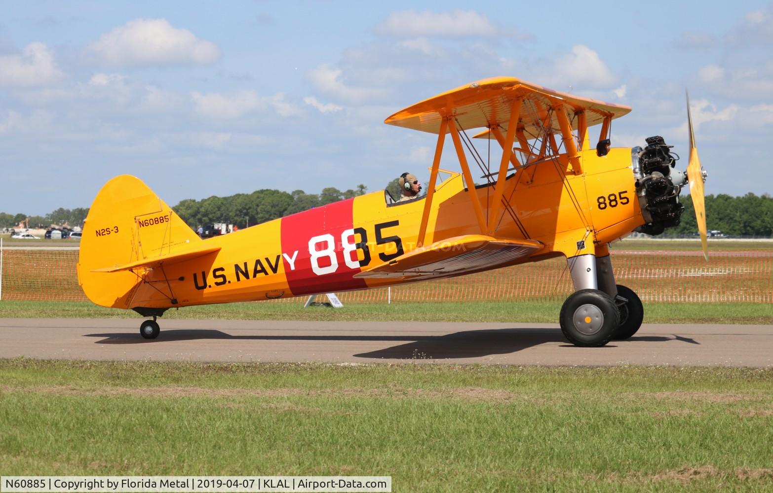 N60885, 1941 Boeing A75N1(PT17) C/N 75-2757, Stearman N2S