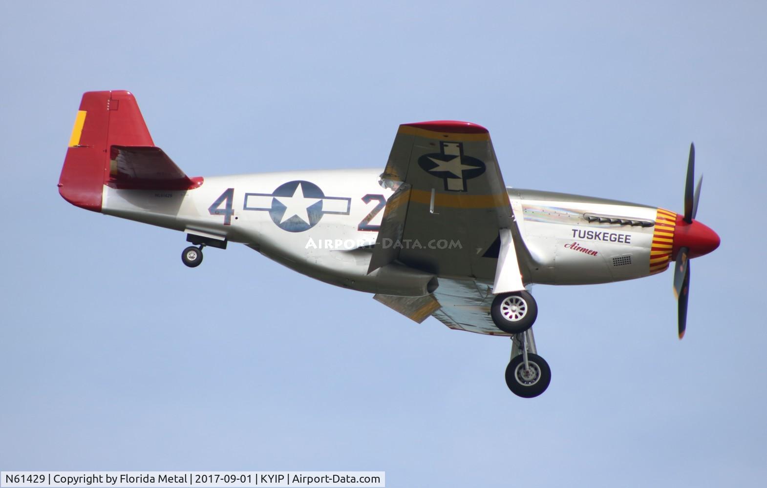 N61429, 1942 North American P-51C Mustang C/N 103-26199, Tuskegee P-51C