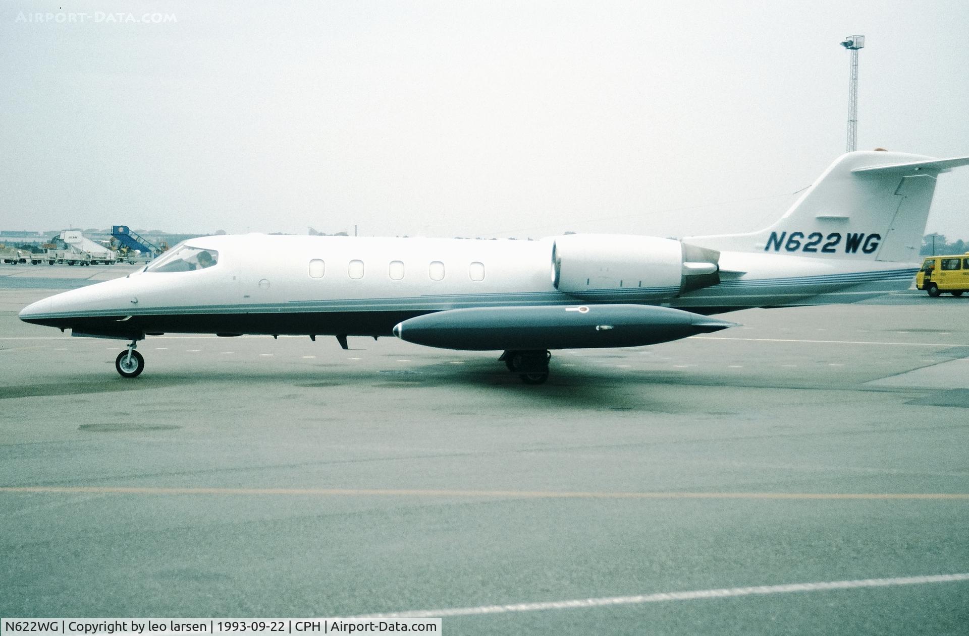 N622WG, Gates Learjet 35A C/N 35A-611, Copenhagen 22.9.1993