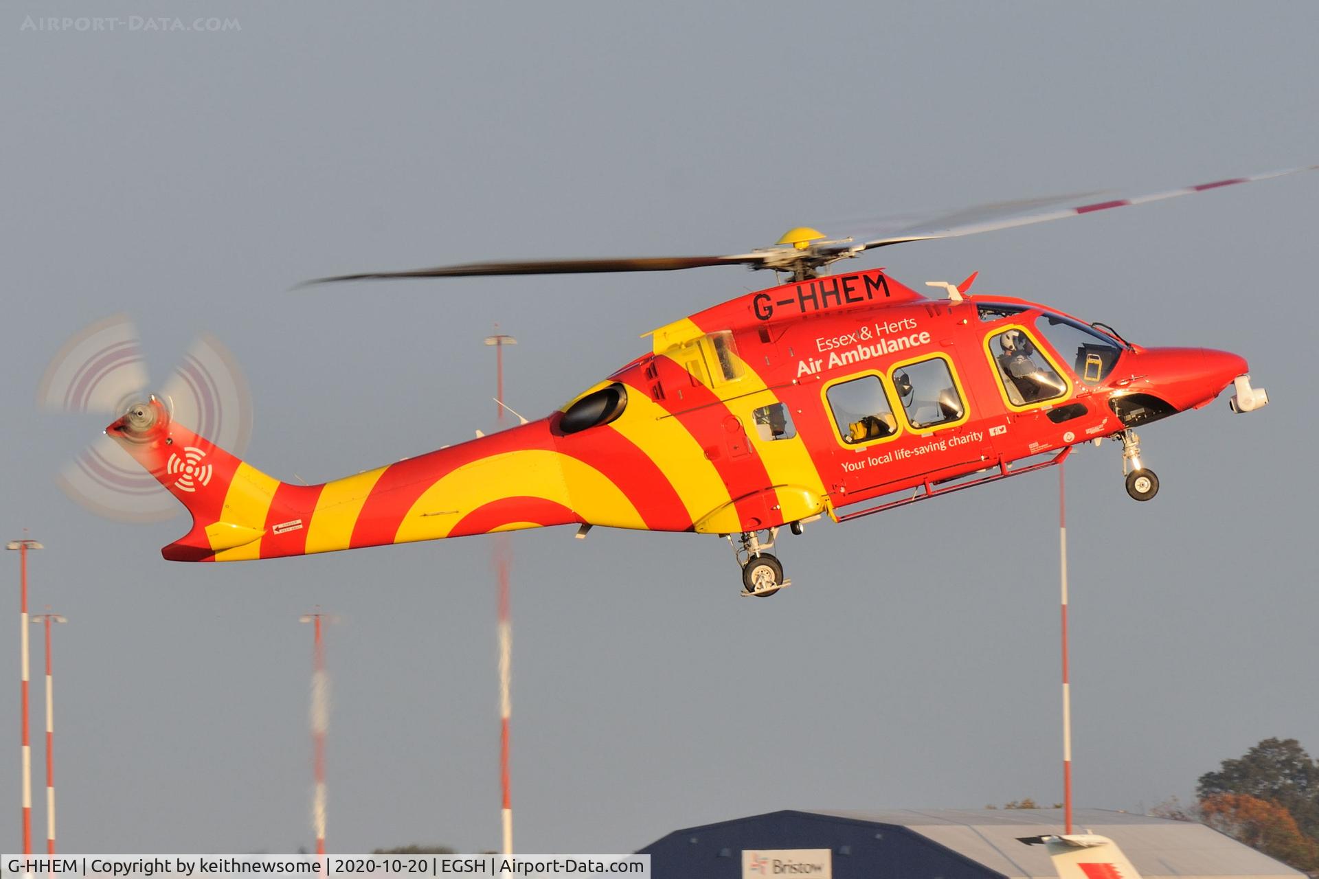 G-HHEM, 2017 Leonardo AW169 C/N 69049, Late evening fuel stop.