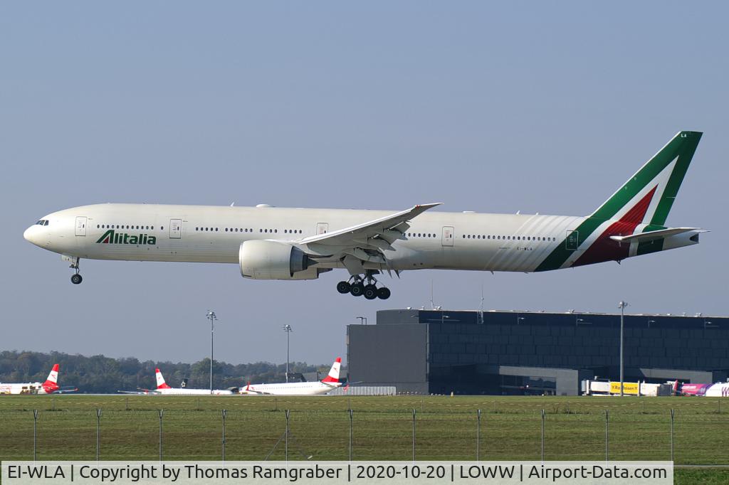 EI-WLA, 2009 Boeing 777-3Q8/ER C/N 35783, Alitalia Boeing 777-300ER