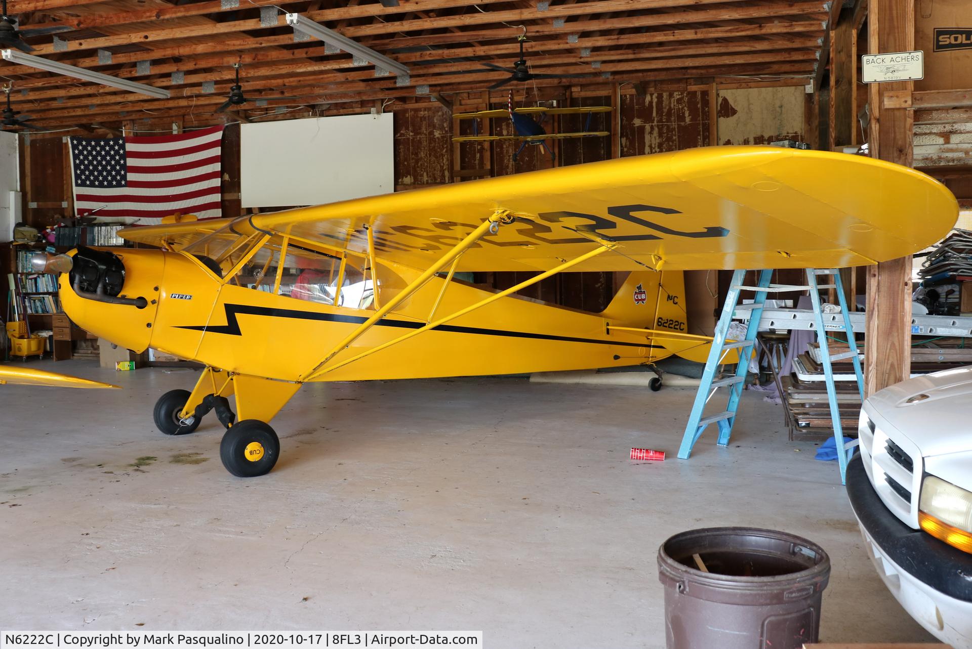 N6222C, 1940 Piper J3F-65 C/N 5860, Piper J3F-65