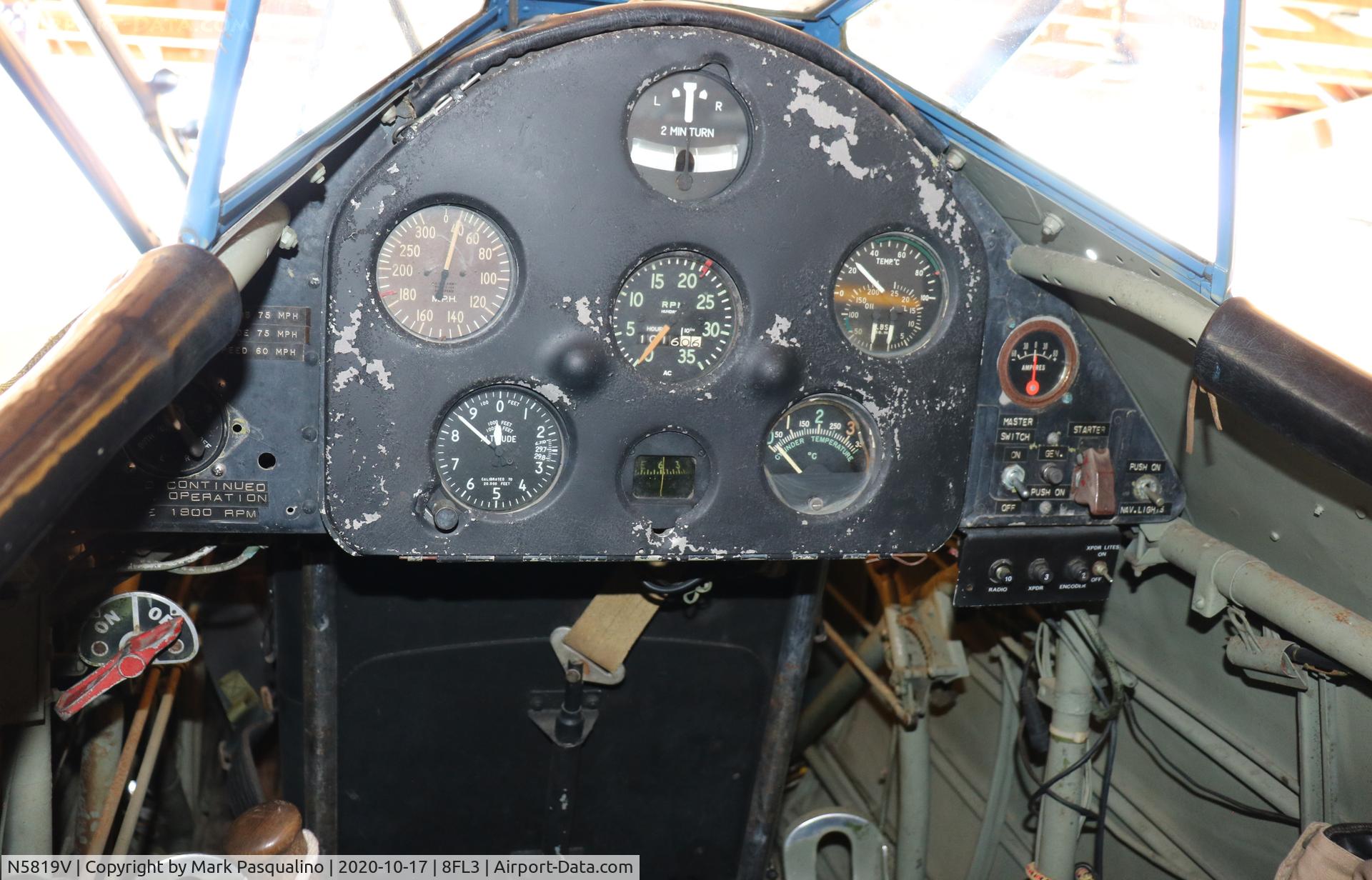 N5819V, 1943 Boeing B75N1 C/N 75-8007, Stearman