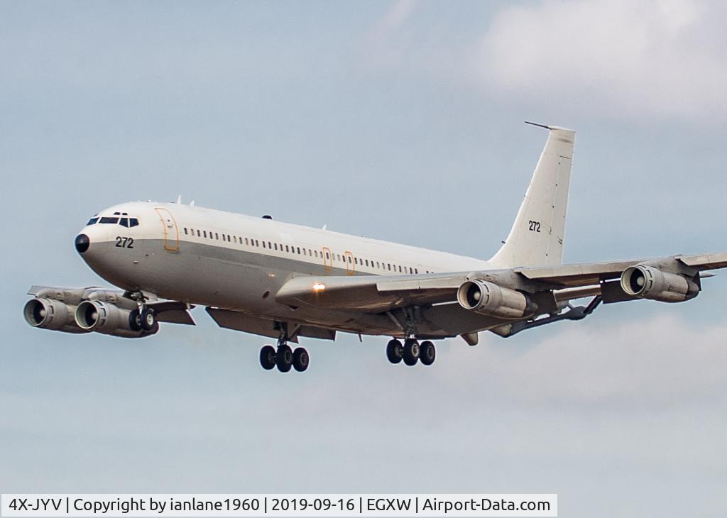 4X-JYV, 1975 Boeing 707-3L6C C/N 21096, At Cobra Warrior 2019
