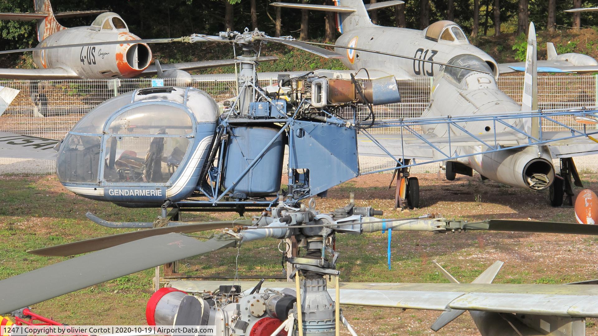 1247, Sud SE-3130  Alouette II C/N 1247, oct 2020