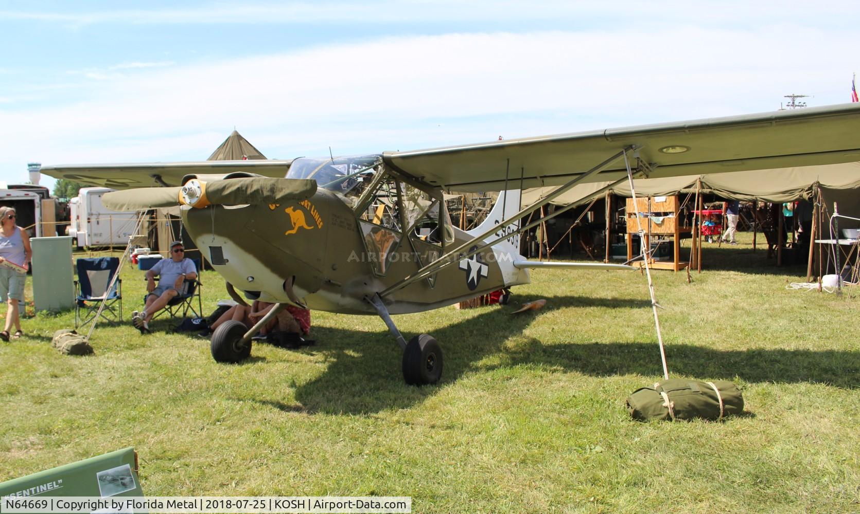 N64669, Stinson L-5 Sentinel C/N 76560, Stinson L-5