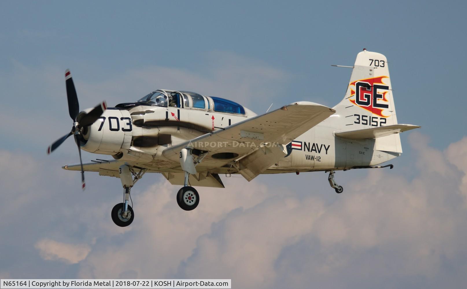 N65164, 1955 Douglas EA-1E Skyraider AD-5W C/N 55-471DH, EA-1E