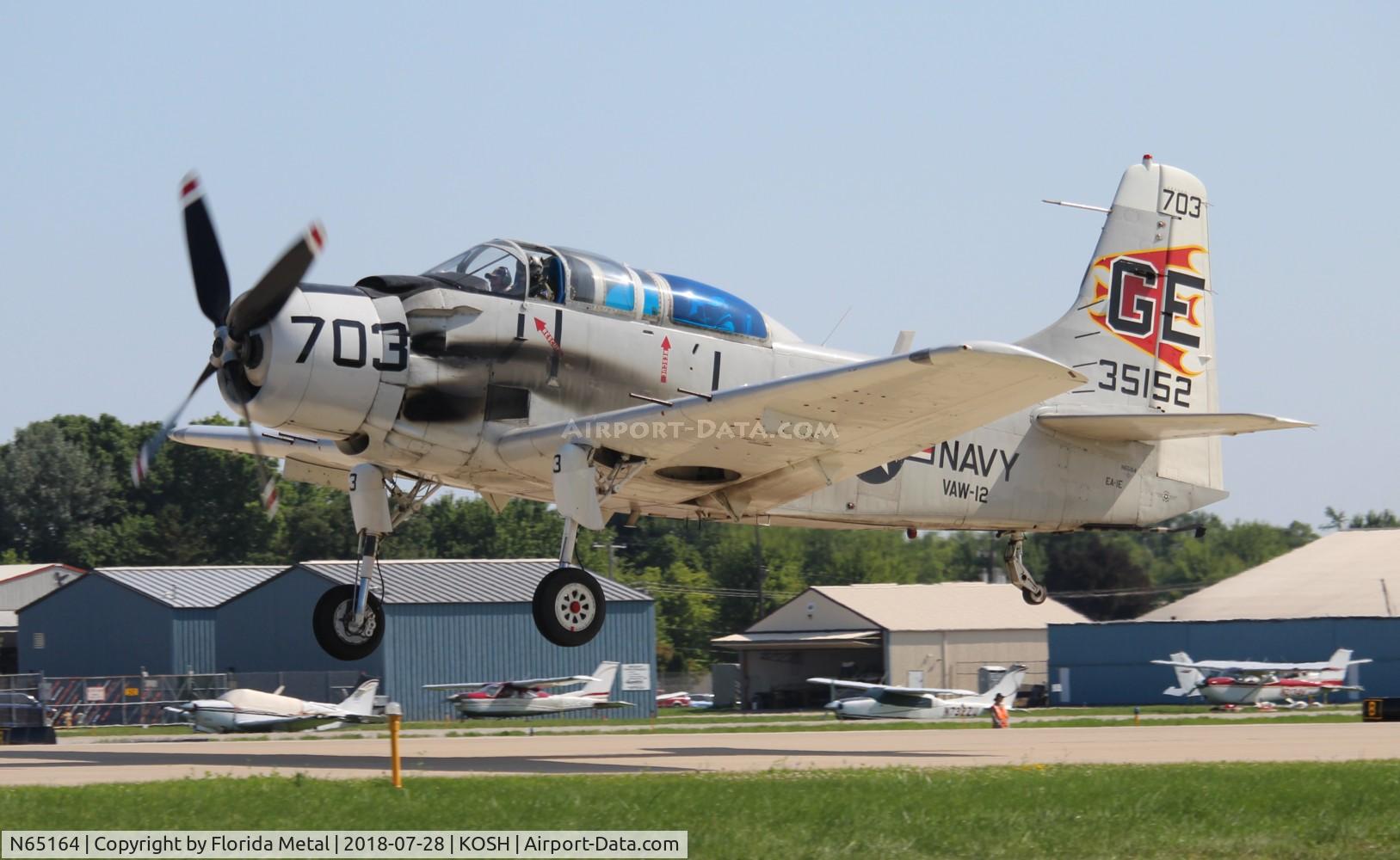 N65164, 1955 Douglas EA-1E Skyraider AD-5W C/N 55-471DH, Skyraider