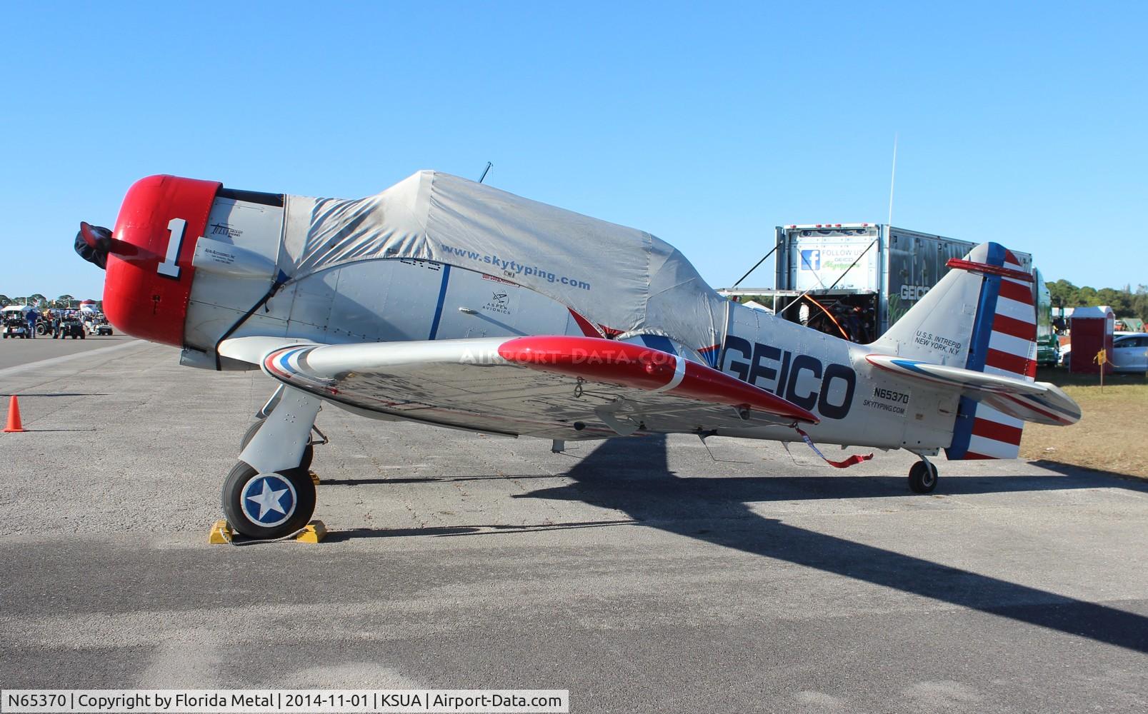 N65370, 1941 North American SNJ-2 Texan C/N 2562, Geico Skytypers