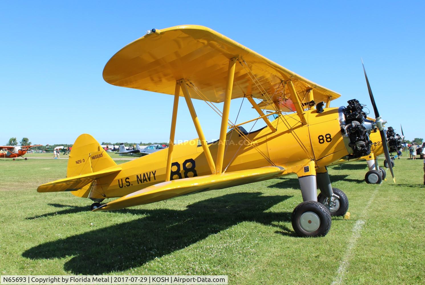 N65693, 1942 Boeing B75N1 C/N 75-6966, Stearman N2S