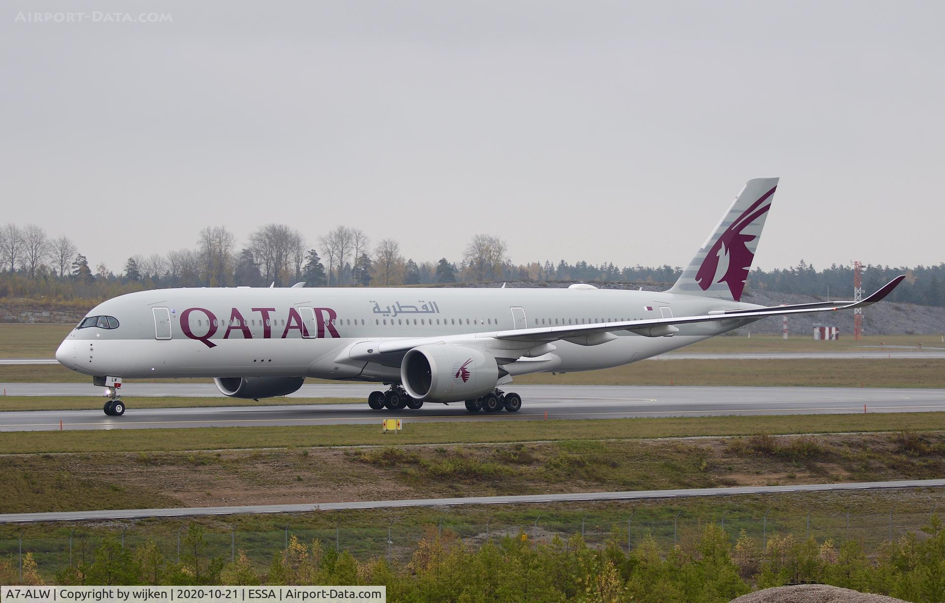A7-ALW, 2017 Airbus A350-941 C/N 114, RWY 19L