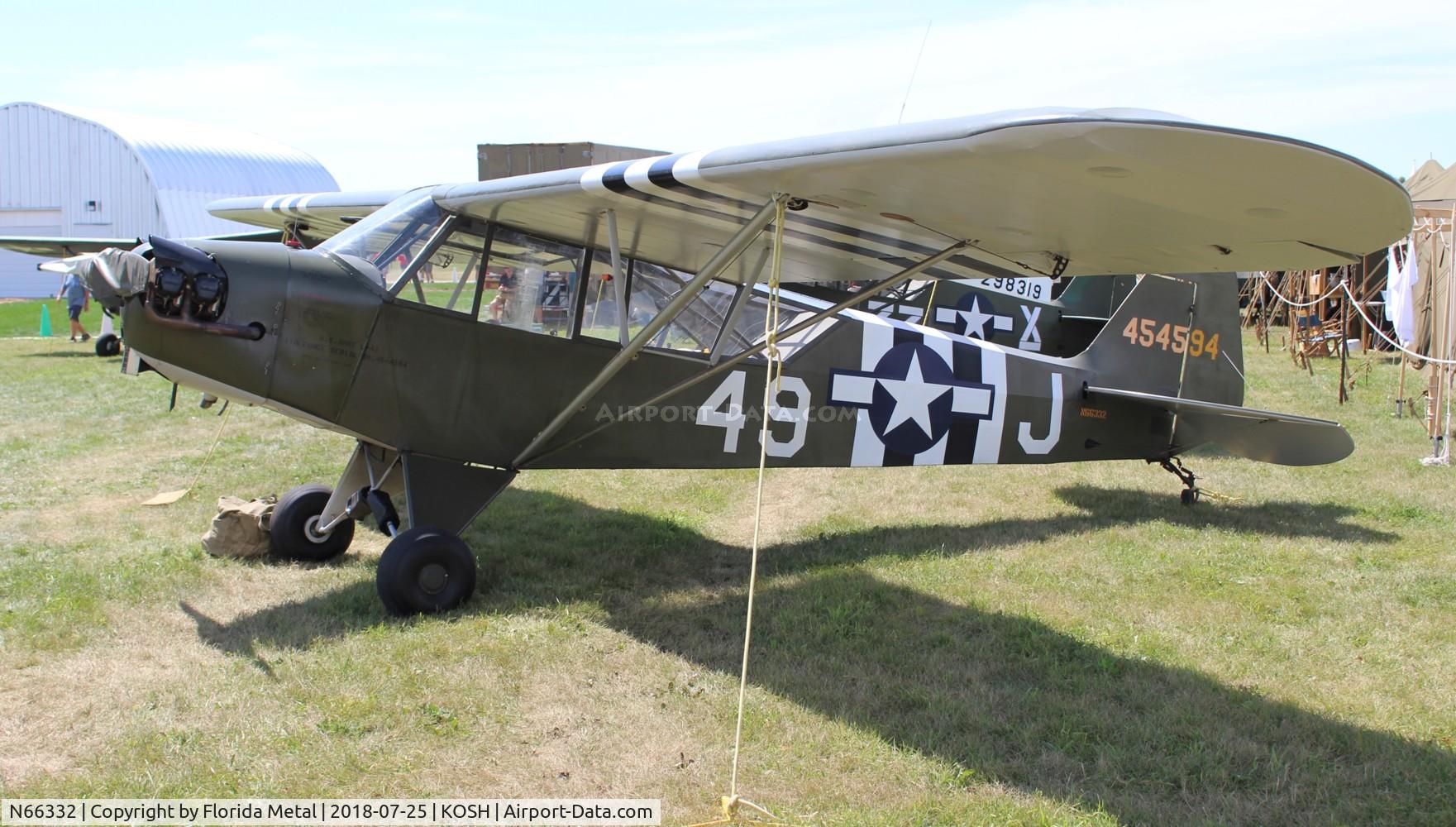 N66332, 1945 Piper L-4J Grasshopper (J3C-65D) C/N 13334, Piper L-4J
