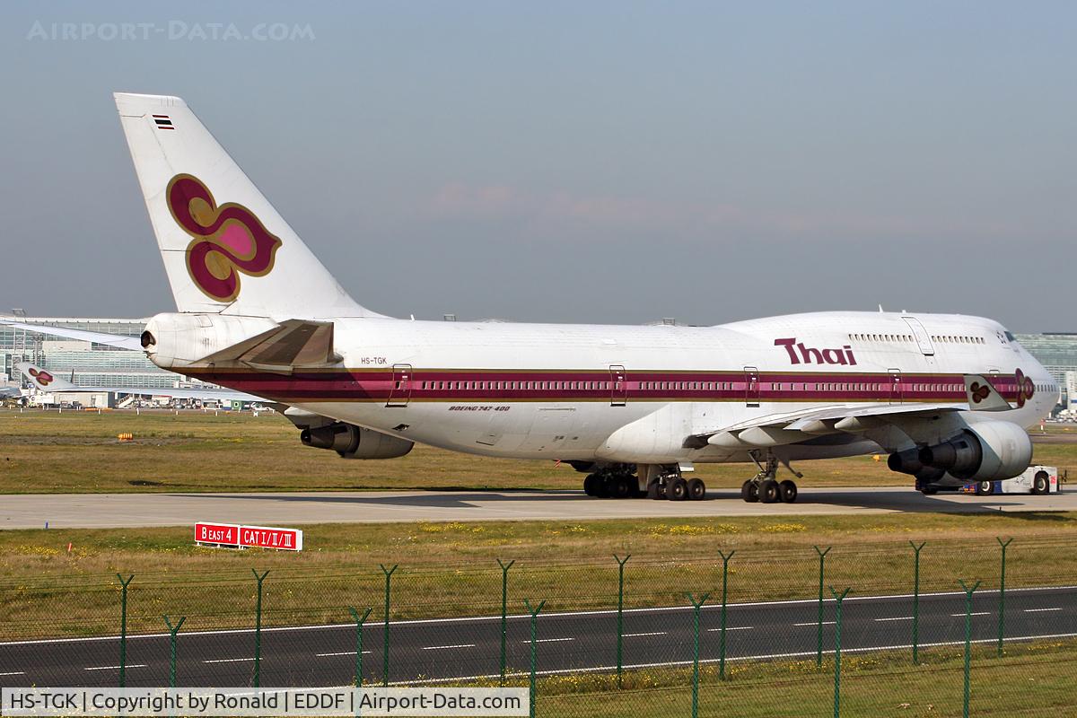 HS-TGK, 1990 Boeing 747-4D7 C/N 24993, at fra