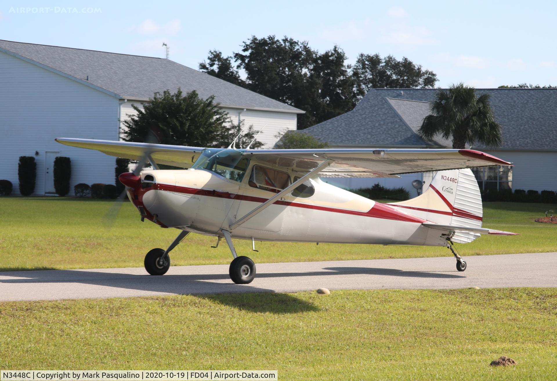 N3448C, 1954 Cessna 170B C/N 26491, Cessna 170B