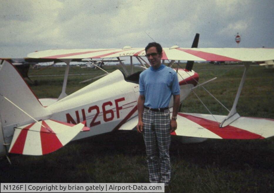N126F, 1967 Stolp SA-100 Starduster C/N 1 (N126F), Taken at Greenfield Flyers