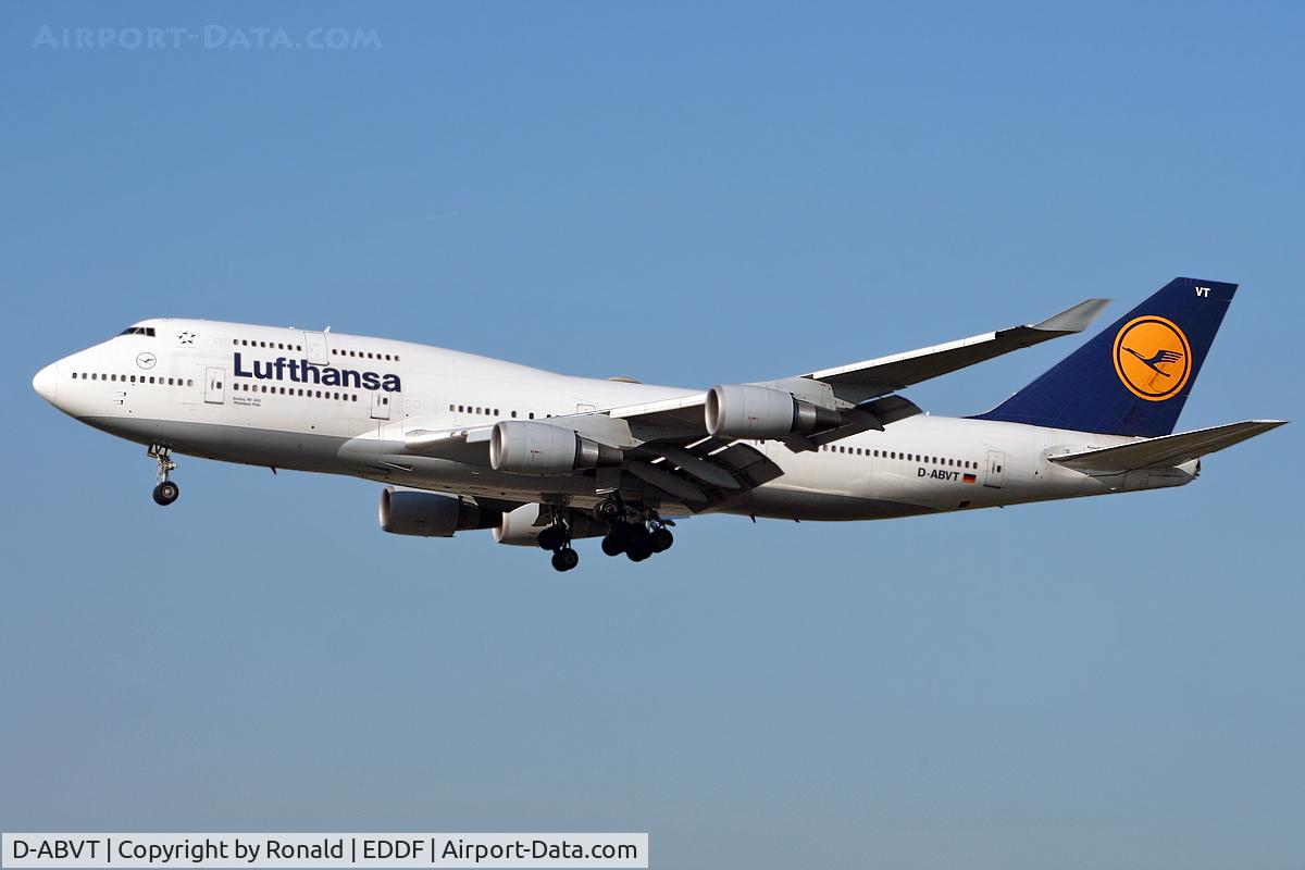 D-ABVT, 1997 Boeing 747-430 C/N 28287, at fra