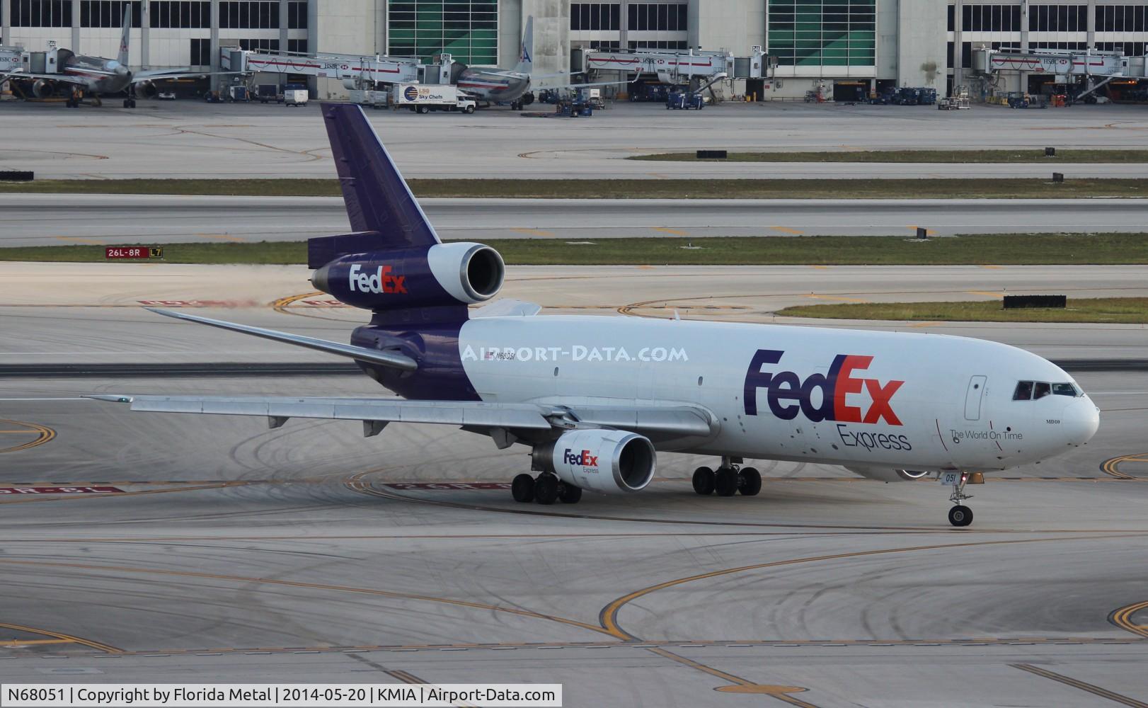 N68051, 1974 McDonnell Douglas MD-10-10F C/N 47805, Fed Ex MD-10-10F