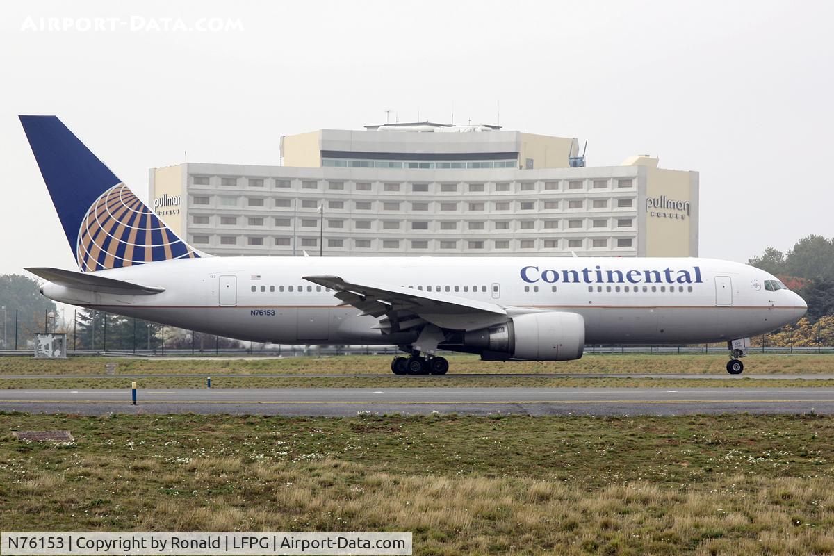 N76153, 2000 Boeing 767-224 (ER) C/N 30432, at cdg
