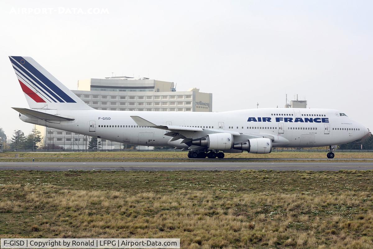 F-GISD, 1992 Boeing 747-428M C/N 25628, at cdg
