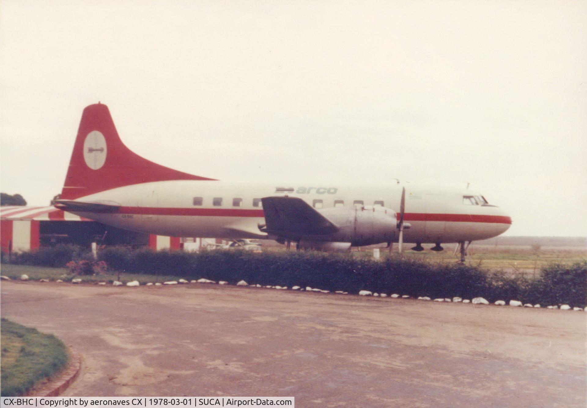 CX-BHC, 1948 Convair CV-240-0 C/N 33, ARCO 1978  (Colonia)  Nery Mendiburu collection.