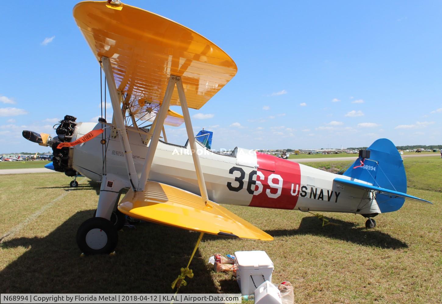 N68994, 1943 Boeing N2S-3 Kaydet (B75N1) C/N 75-7598, Stearman N2S