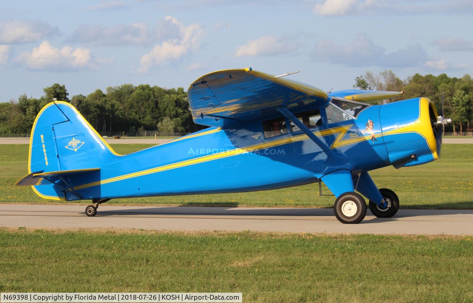 N69398, 1944 Stinson V77 Reliant C/N 77-293, Stinson V77