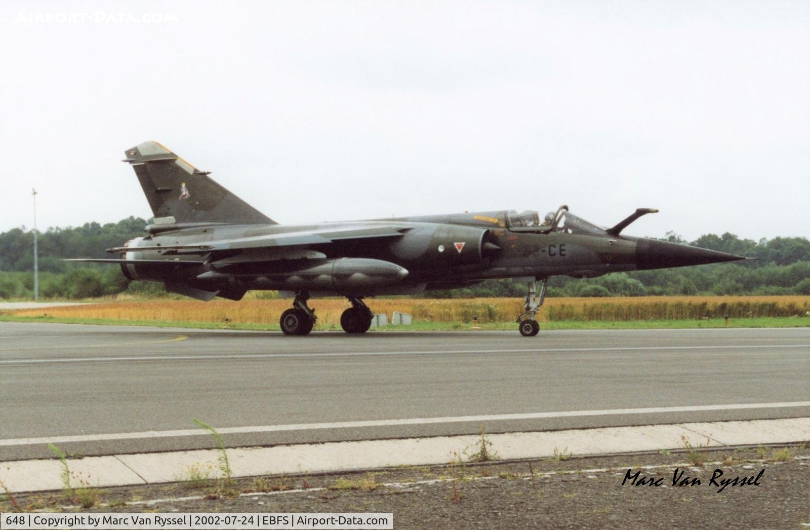648, Dassault Mirage F.1CR C/N 648, Recce Meet at Florennes.