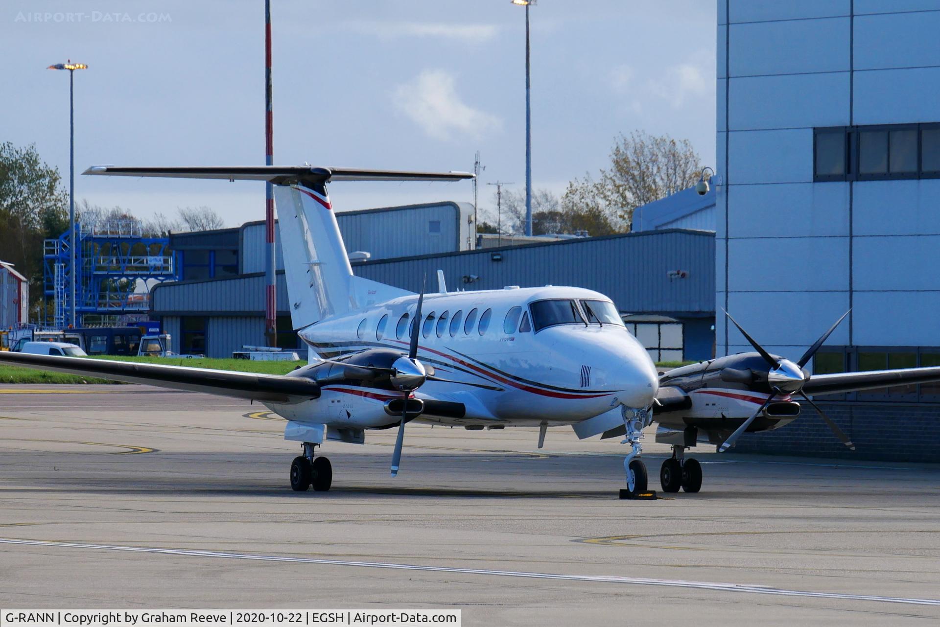 G-RANN, 2013 Beech B300 King Air King Air C/N FL-899, Parked at Norwich.
