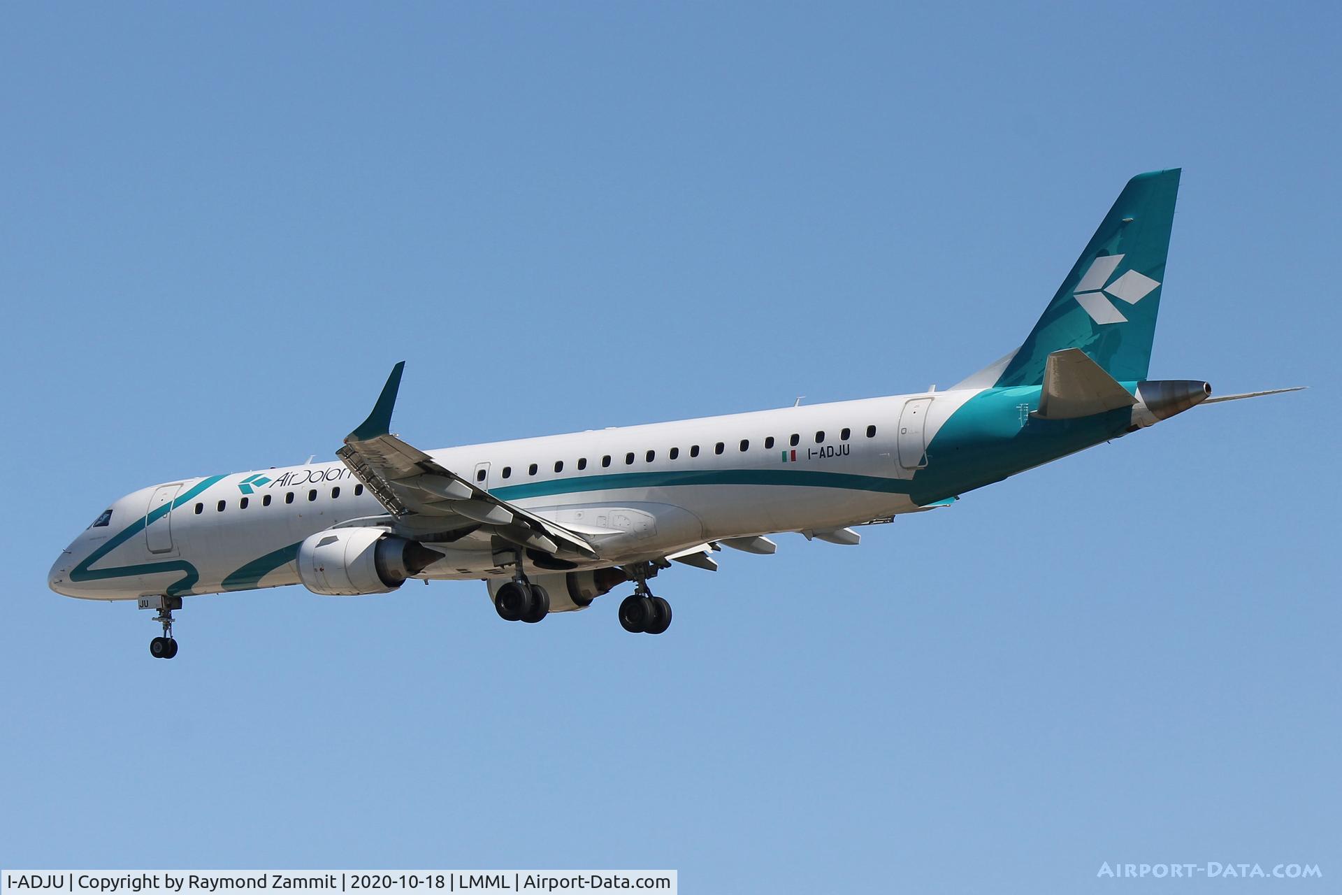 I-ADJU, 2009 Embraer 195LR (ERJ-190-200LR) C/N 19000290, Embraer 195LR I-ADJU Air Dolomiti