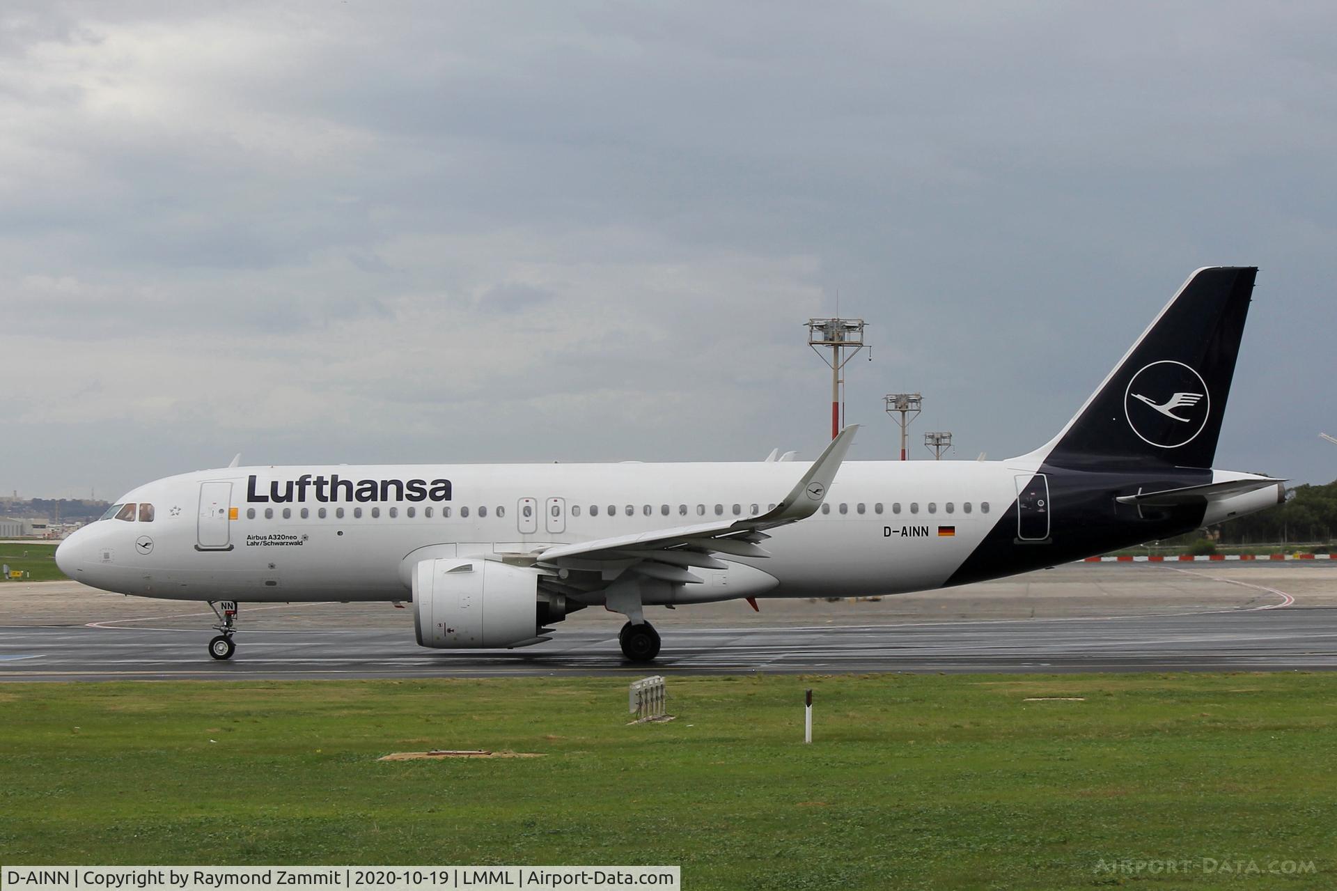 D-AINN, 2018 Airbus A320-271N C/N 8491, A320Neo D-AINN Lufthansa
