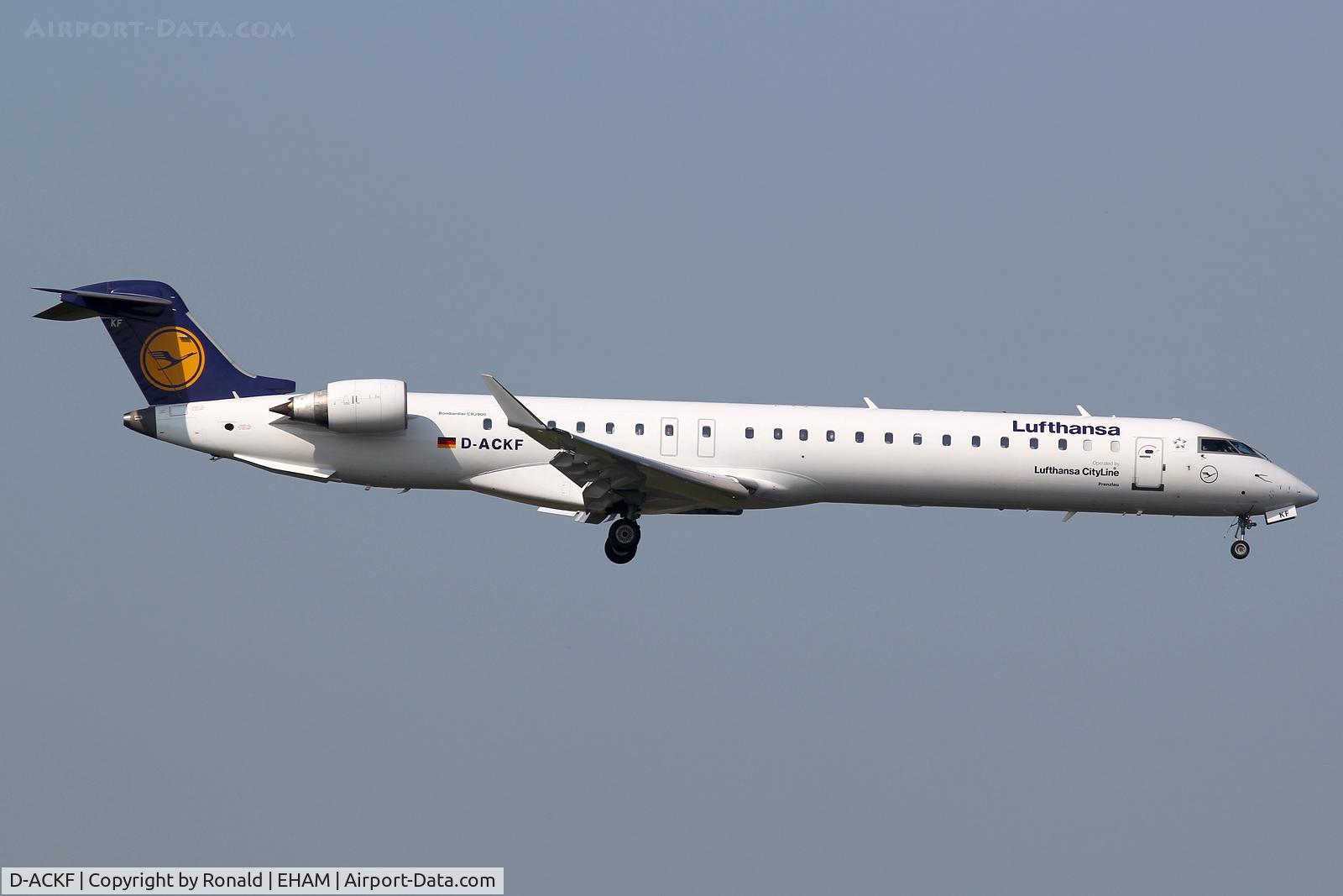 D-ACKF, 2006 Bombardier CRJ-900LR (CL-600-2D24) C/N 15083, at spl