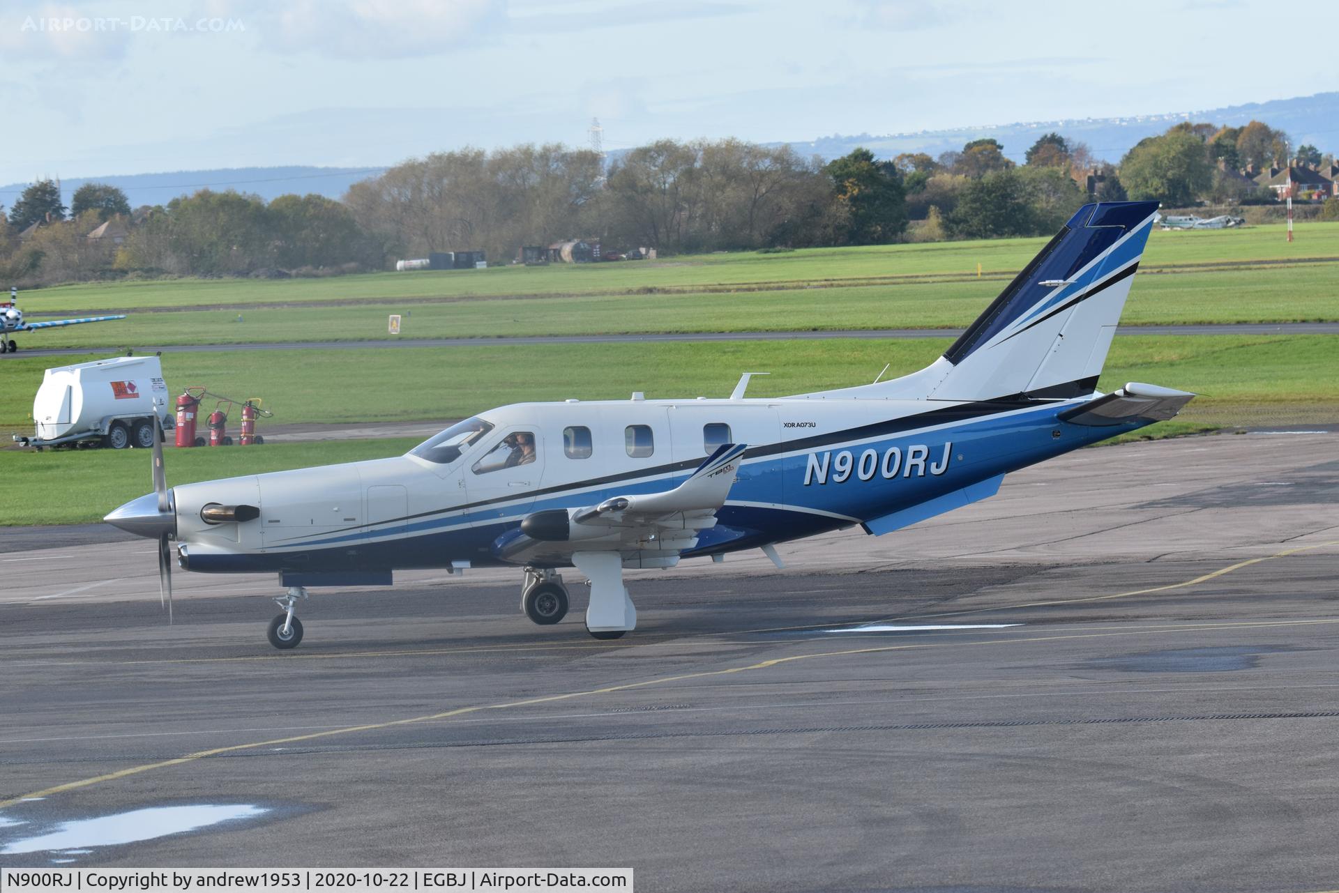 N900RJ, 2016 Socata TBM 700C2 C/N 1113, N900RJ at Gloucestershire Airport.
