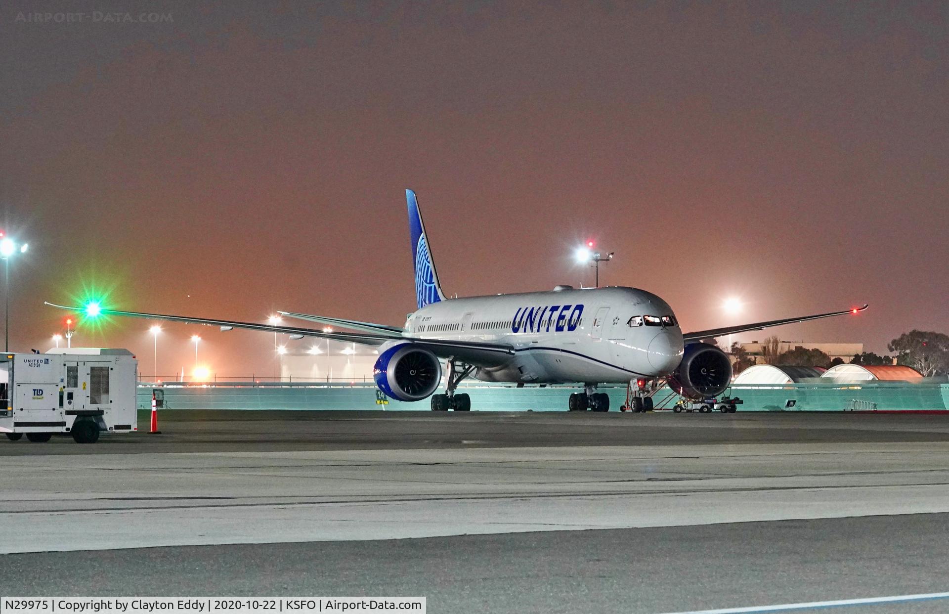 N29975, 2020 Boeing 787-9 Dreamliner C/N 66134, SFO 2020.