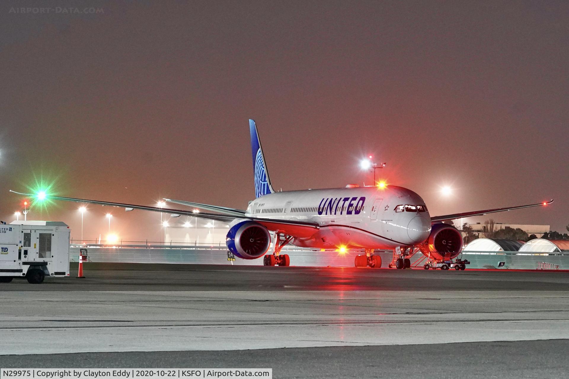 N29975, 2020 Boeing 787-9 Dreamliner C/N 66134, SFO 2020.