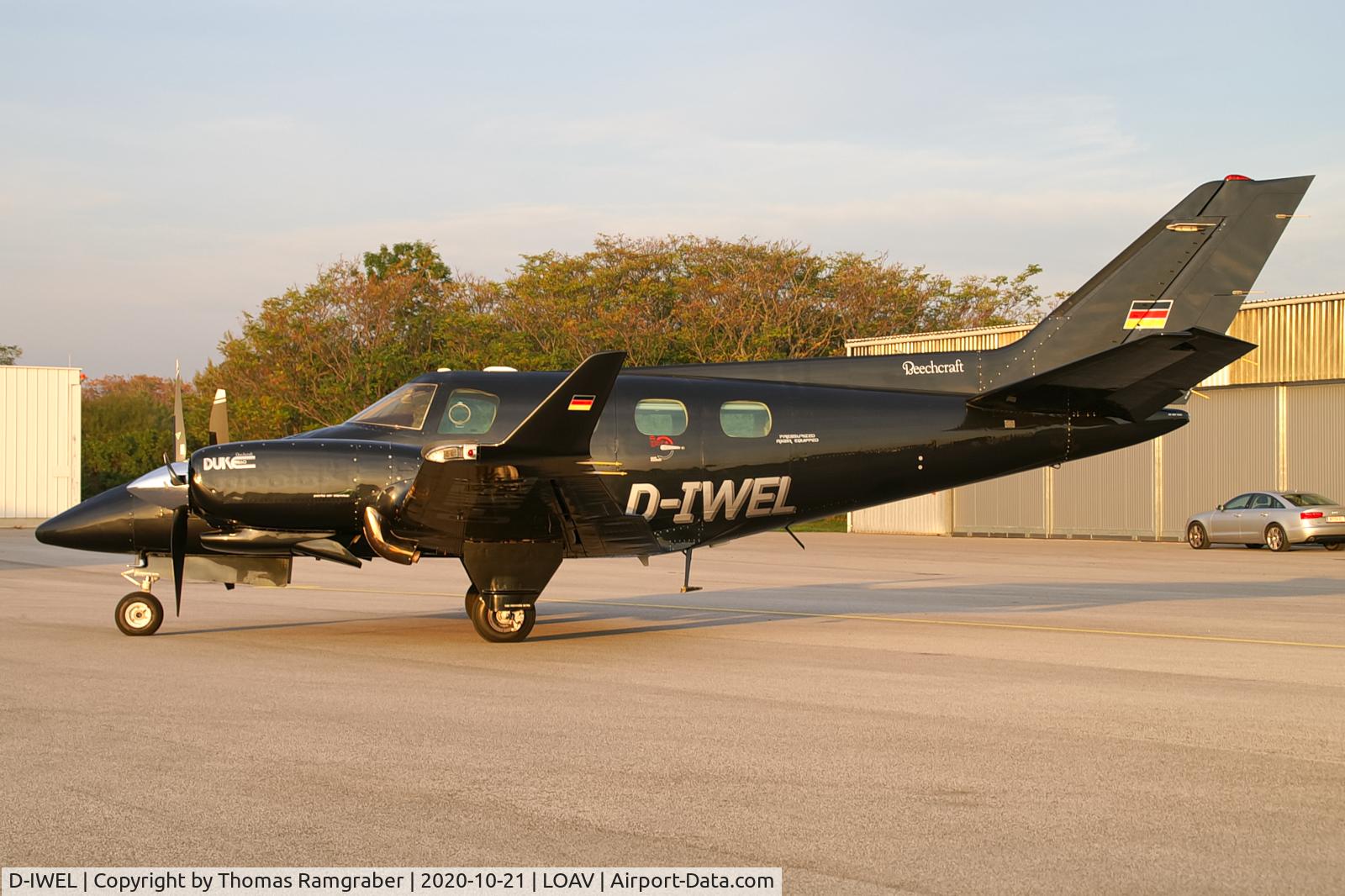D-IWEL, 1977 Beech B-60 Duke C/N P-431, private Beechcraft B60 Duke