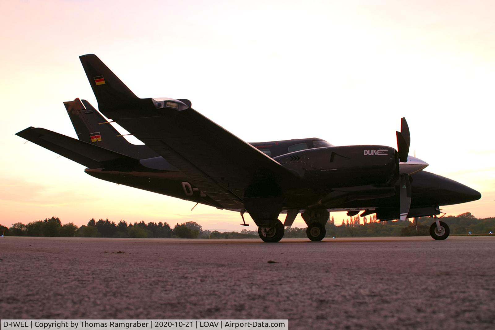 D-IWEL, 1977 Beech B-60 Duke C/N P-431, private Beechcraft B60 Duke